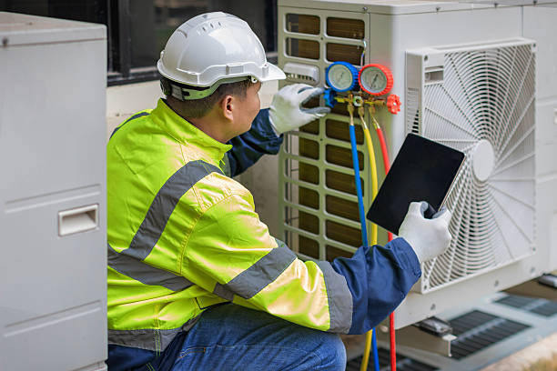 Professional Hvac technician working in Ione, CA